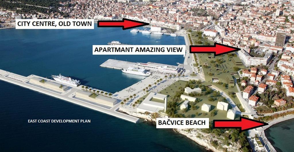Apartment Amazing View Split Habitación foto
